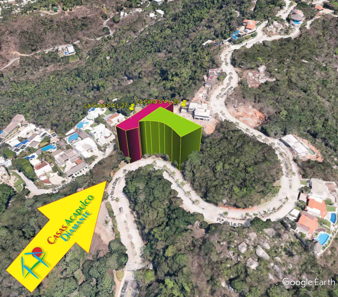 Terreno La Cima S4 L27 y 29 - Vista aérea 2